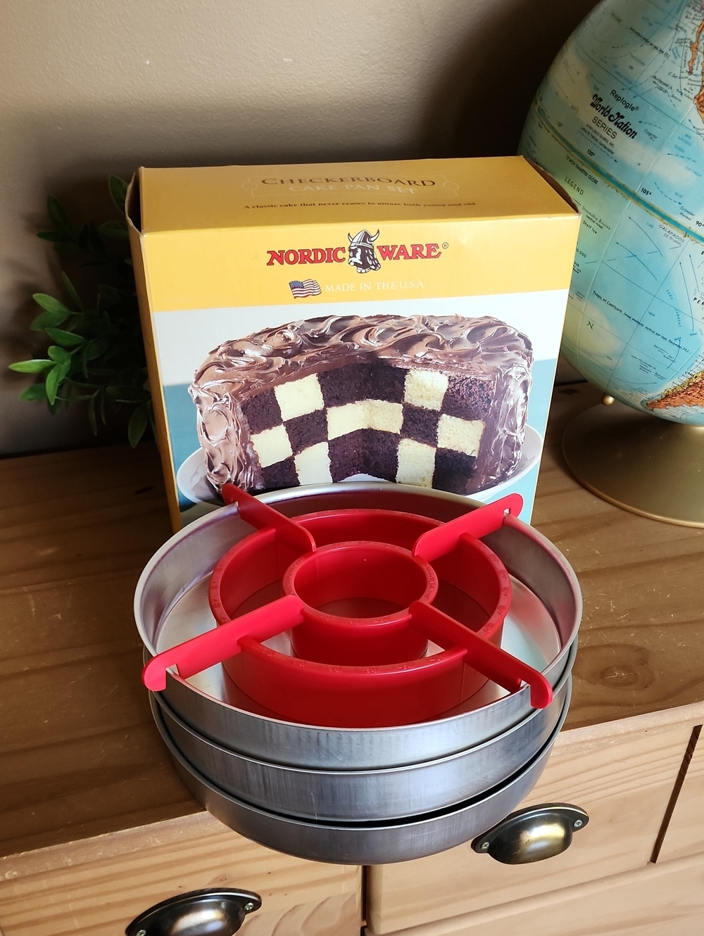 Nordic Ware Checkerboard Cake Pan Set